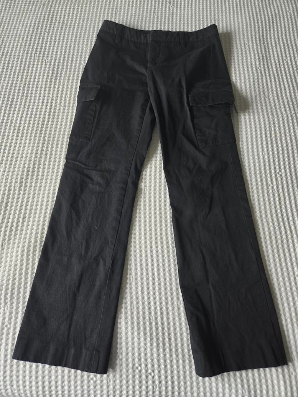 Gap Black Wide-Leg Cargo Pants Size 4